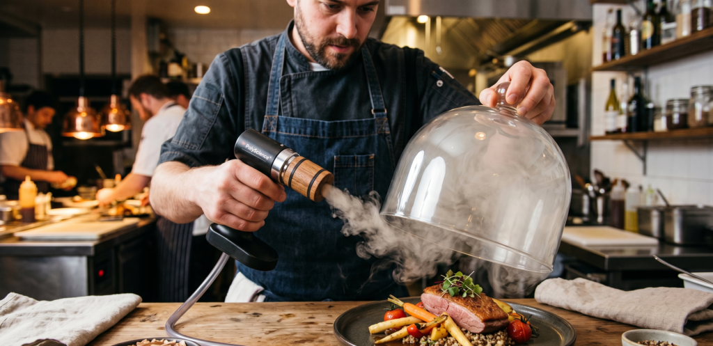 How to Use a Smoking Gun for Food Presentation