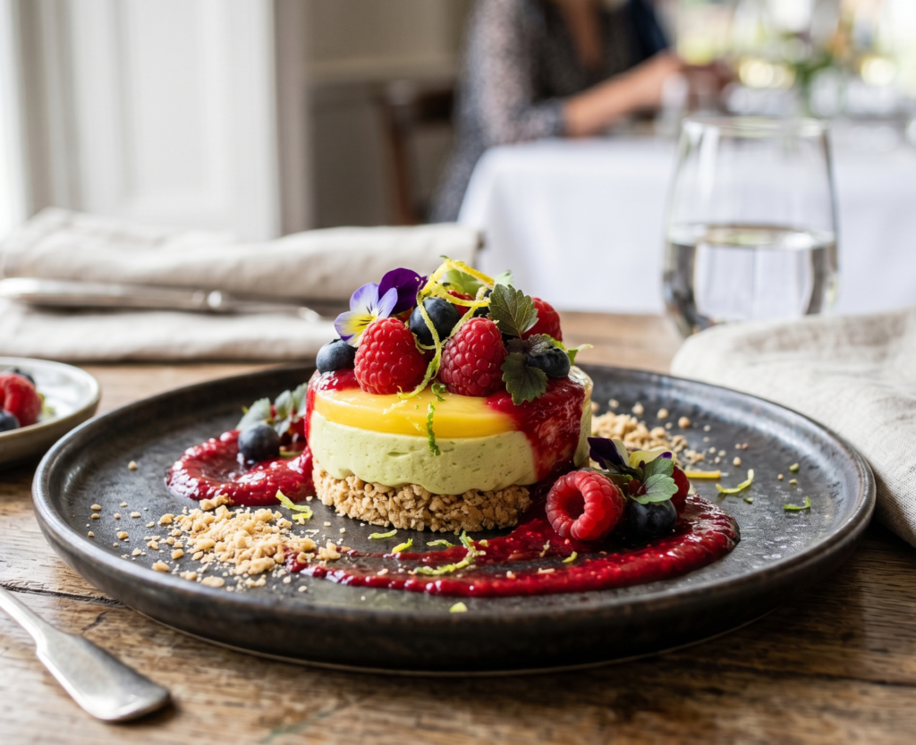 Low Sugar Gourmet Desserts with Acidic Flavour Profiles