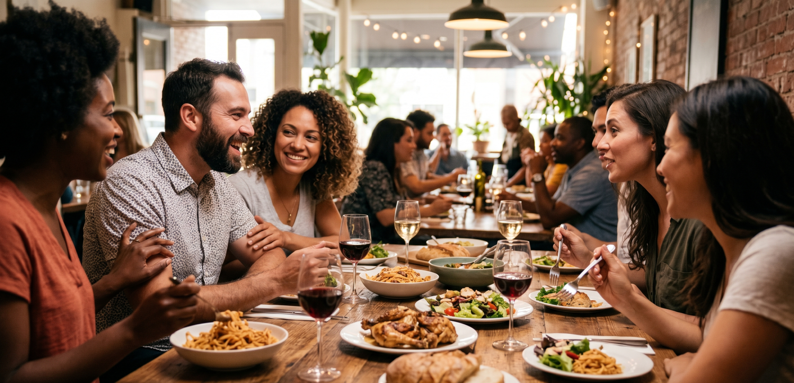 poetic stories about dining and human connection