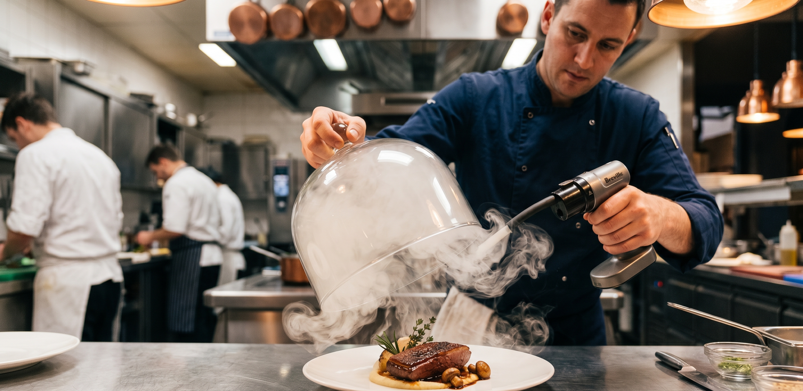 how to use a smoking gun for food presentation